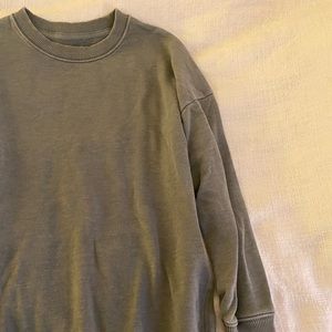 Aerie green lightweight crewneck